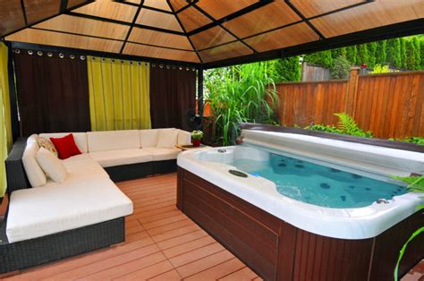 Here's a deck design and load calculation explained. 26 Spectacular Hot Tub Gazebo Ideas