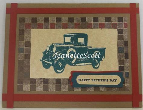 Happy Fathers Day With Island Indigo Antique Truck By Jeanettescott At