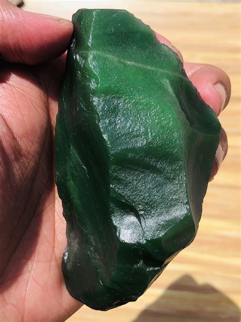Pure Green Jade Rough Gemstone Aaa Quality Raw African Jade Etsy
