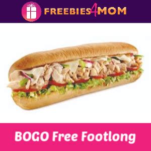 Download the subway app and receive promo codes for additional discounts and special offers. BOGO Free Subway (In-App or Online)