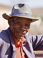 Seniors People Portrait Sad Old Black Man With Hat Stock Photos ...