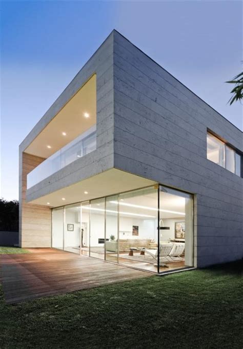 Open Block The Modern Glass And Concrete House Design By