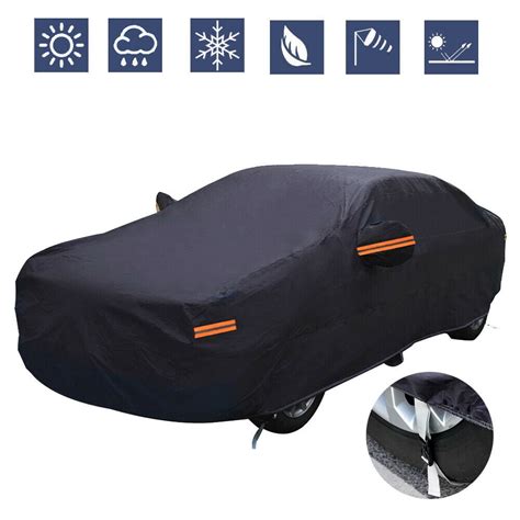 Heavy Duty Waterproof Full Car Cover All Weather Protection Outdoor