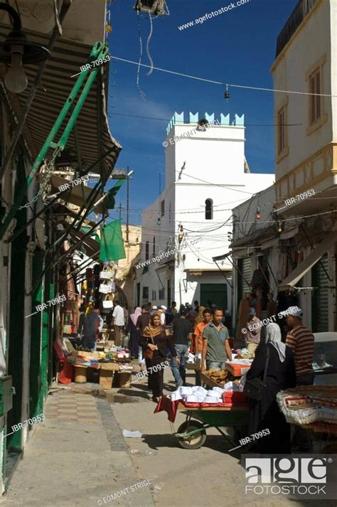 Shops In The Historc Bazaar Souk Of Tripolis Tripoli Libya Stock