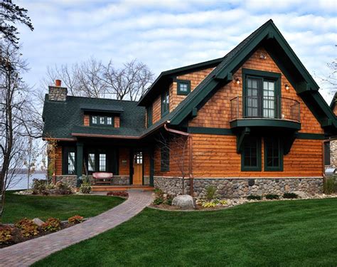 Love This Exterior And Use Of Stones Around Foundation Log Homes