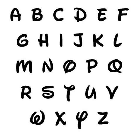 Disney Font Alphabet Letters Images Disney Letter Font Embroidery