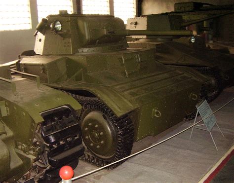 English Tank Mk Vii Tetrarch Tank Museum Patriot Park Moscow