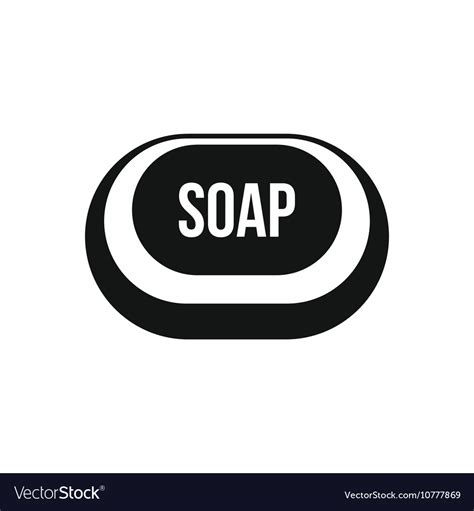 Soap Icon In Simple Style Royalty Free Vector Image