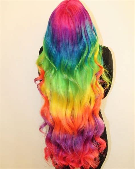 Rainbow Hair Color 97 Cool Rainbow Hair Color Ideas To Rock Your Summer