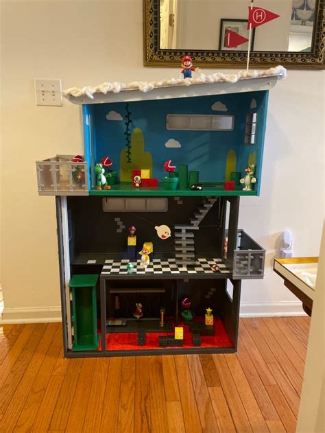 Mario Dollhouse Super Mario Room Play House Mario Room