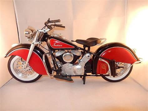 Vintage Indian Motorcycle Model 1:6 Scale 16X 7 inches ...