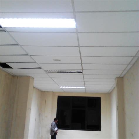 Plafon Akustik Triplek Melamine di AMDK l PT.Jasa Tirta ll Jatiluhur