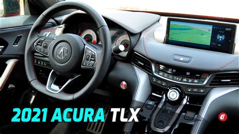 2021 Acura Tlx Infotainment Overview No Touchscreen No Problem Youtube
