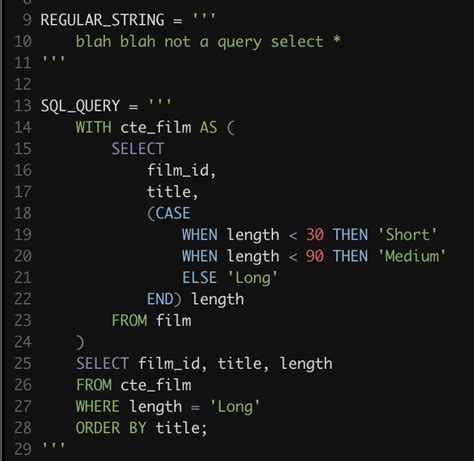 Vim Syntax Highlighting For SQL Strings Inside Python Code Thomas