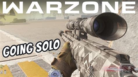 Call Of Duty Warzone Playing Br Solo Youtube