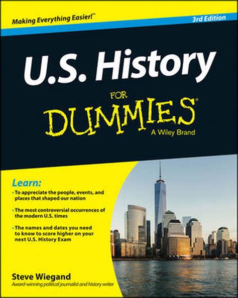 Us History For Dummies 3rd Edition By Steve Wiegand English