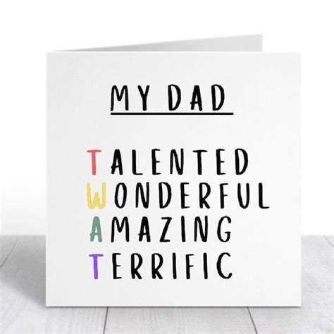 Father S Day Card Card For Dad Dad Card Funny Etsy