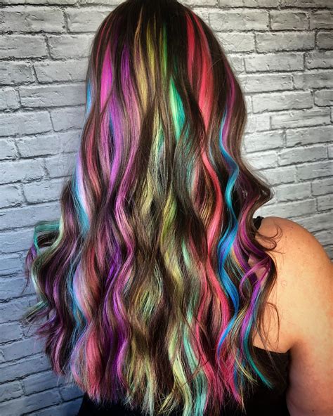 Candyland Mermaid Hair Color Neon Hair Color Neon Hair