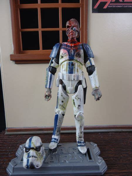 Zombie 501st Legion Stormtrooper Star Wars Custom Action Figure