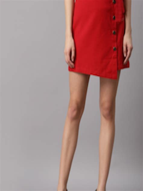Buy Neudis Cotton Twill Mini Straight Skirts Skirts For Women 21103420 Myntra
