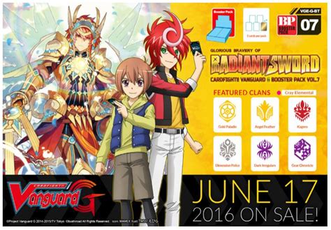 Cardfight Vanguard G Glorious Bravery Of Radiant Sword Booster