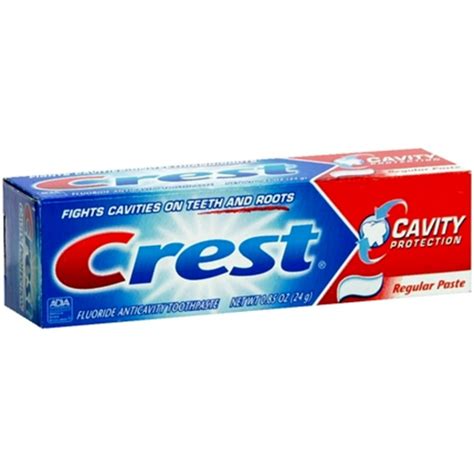 Crest Toothpaste Regular 085 Oz Pack Of 3