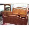 This set is in good condition and only minimally used as a guest bedroom. BROYHILL Continental Tapestry Pine Bedroom Set: