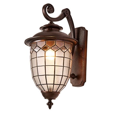 Refinished in an antiqued bronze color. Bronze Vintage Outdoor Porch Wall Lights Water Proof ...