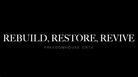 Rebuild Restore Revive Promo Video 2021 Youtube