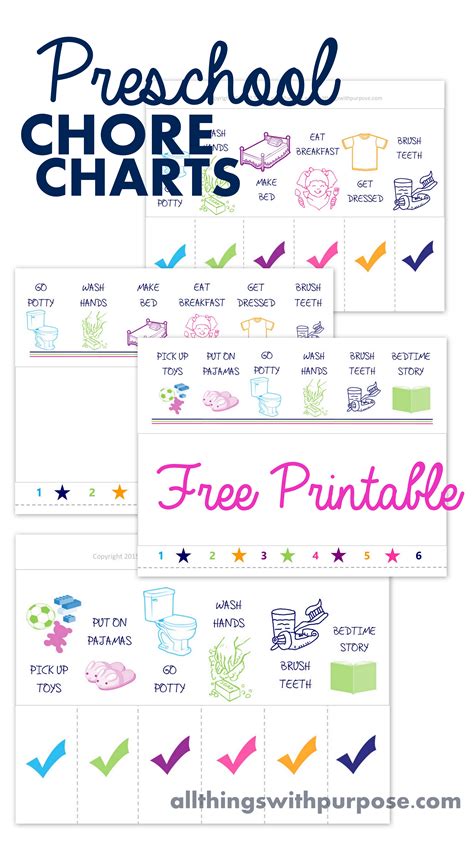 Free Printable Picture Chore Chart Free Printable Templates