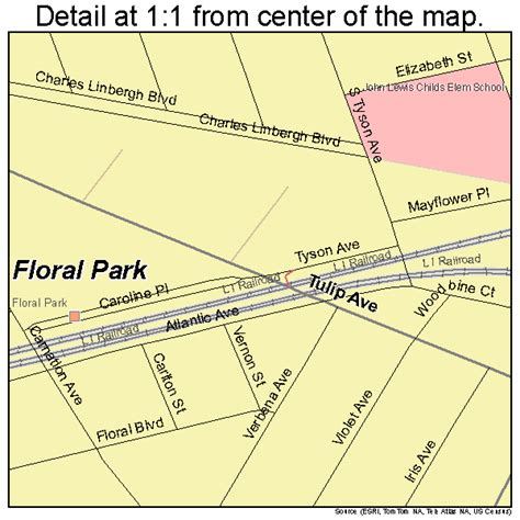 Floral Park New York Street Map 3626264