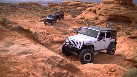 Jeep Rubicon On Fault Line Trail Sand Hollow Utah Winter 4x4 Jamboree