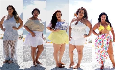 Ego Candidatas A Mais Bela Gordinha Posam Juntas Em Praia Do Rio