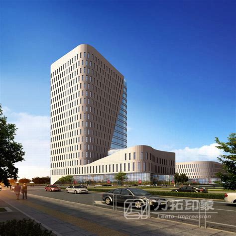High Resolution Office Building 3d Rendering Visualization China 3d