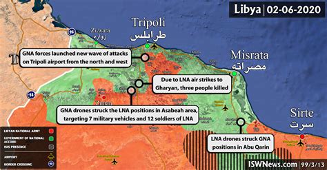 Go back to see more maps of libya. Latest Updates on Libya, 2 June 2020 (Map Update) - IWN