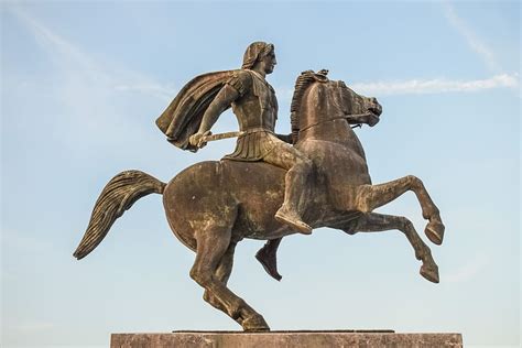 Flemington race track is shown in the background. Man Riding Horse Statue, Greece, Thessaloniki, Alexander ...
