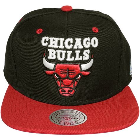 Casquette Snapback Mitchell And Ness Nba Classic Blackred Chicago Bulls