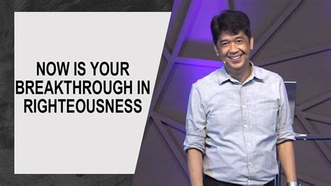 Now Is Your Breakthrough In Righteousness Rev Ito Inandan Ja1