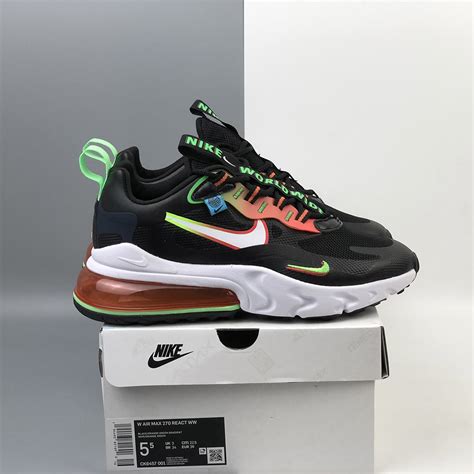 Nike Air Max 270 React ‘worldwide Black Multi For Sale The Sole Line