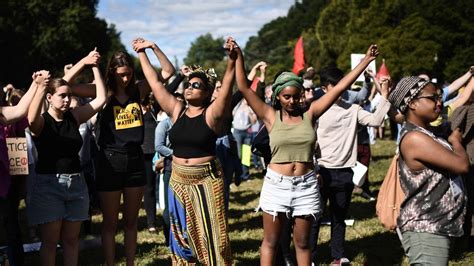 Marches For Racial Justice And Black Women Converge In Washington The New York Times