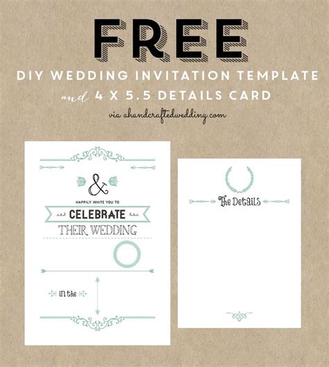 Free Avery Wedding Invitation Templates