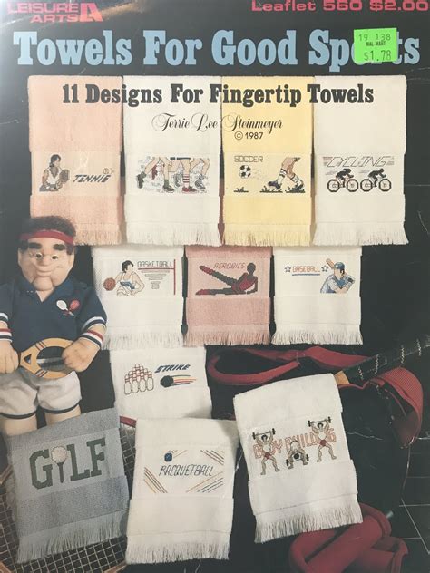 Towels For Good Sports Cross Stitch Charts For Fingertip Towels Leisure