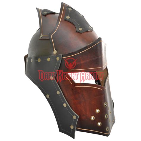 Helmet Armor Larp Armor Medieval Armor Leather Armor Leather
