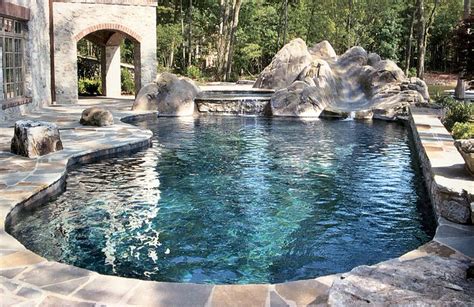 Free Form Pool Ideas Shapes And Pictures Blue Haven Inground Pool