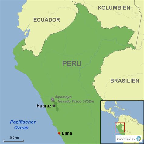 Stepmap Peru Landkarte Für Deutschland