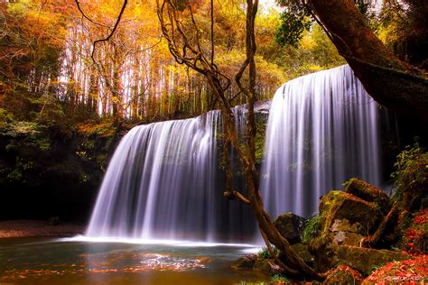 Beautiful Autumn Waterfall Wallpaper Download Autumn Hd Wallpaper Appraw