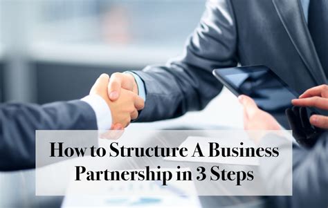 How to Structure a Small Business Partnership in 3 Steps