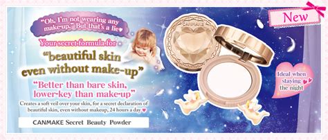 Canmake Japan Secret Translucent Nude Skin Beauty Night Care Powder