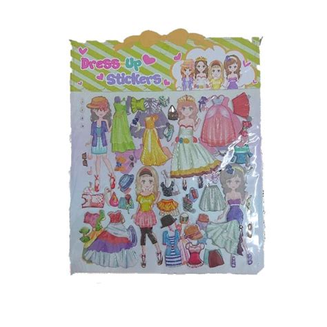 Sticker Dress Up Doll For Kids Shopee Malaysia