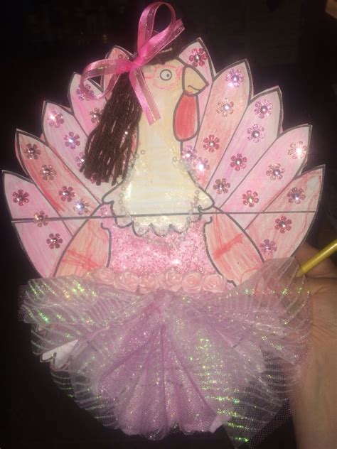 Turkey Disguised As A Ballerina School Project 1st Grade Turkey